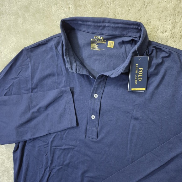 Polo Ralph Lauren Other - Polo Ralph Lauren Polo Shirt Mens XL Blue Cotton Stretch Golf Preppy Casual USA